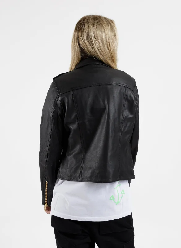 Leather Jacket - Gold