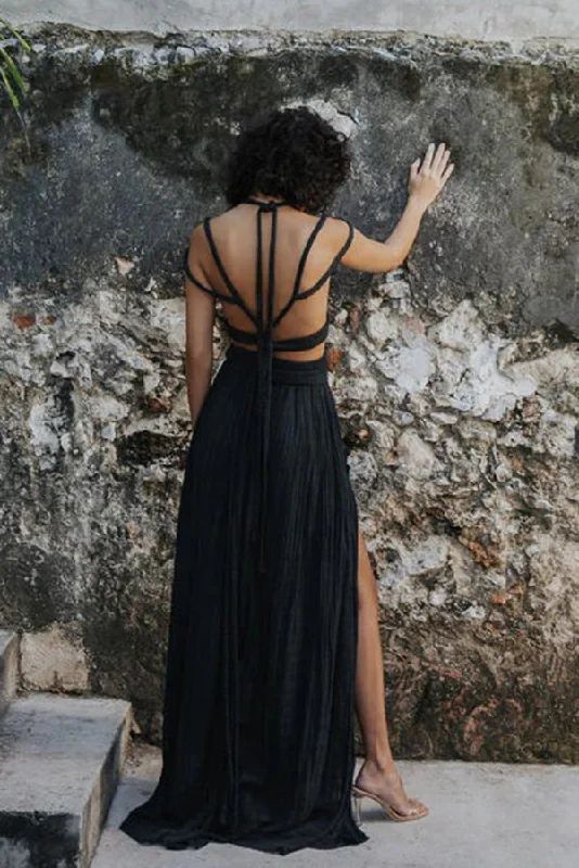 aphrodite-draped-braids-crop-tank-and-wrap-slit-maxi-skirt-set