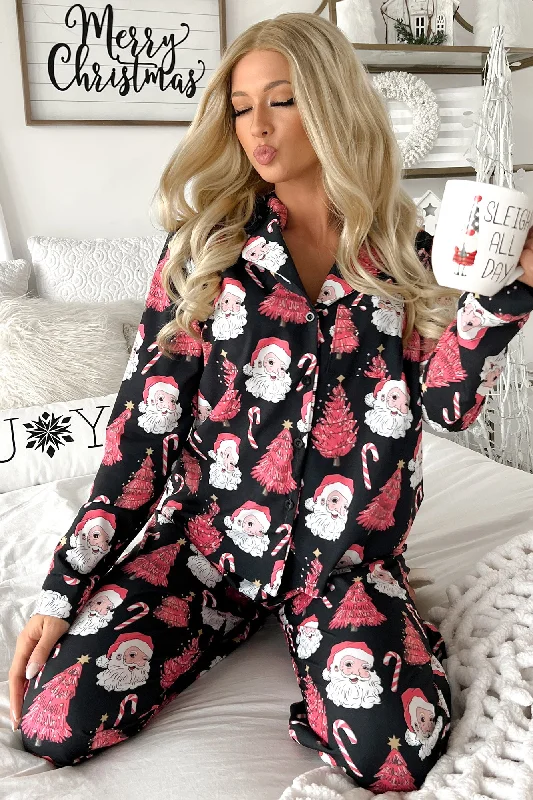 preorder-holiday-traditions-silky-printed-pajama-set-pink-santa-print