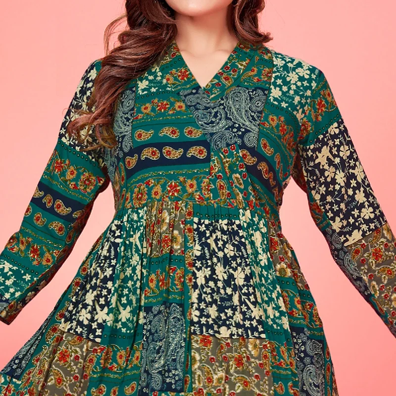 rama-green-floral-printed-rayon-co-ord-set