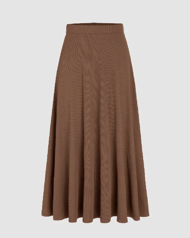 rib-round-neck-solid-tank-top-mid-waist-ruffle-midi-skirt-in-brown