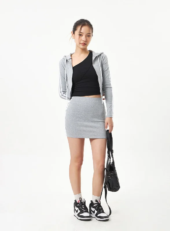 stripe-mini-sweat-skirt-ca319