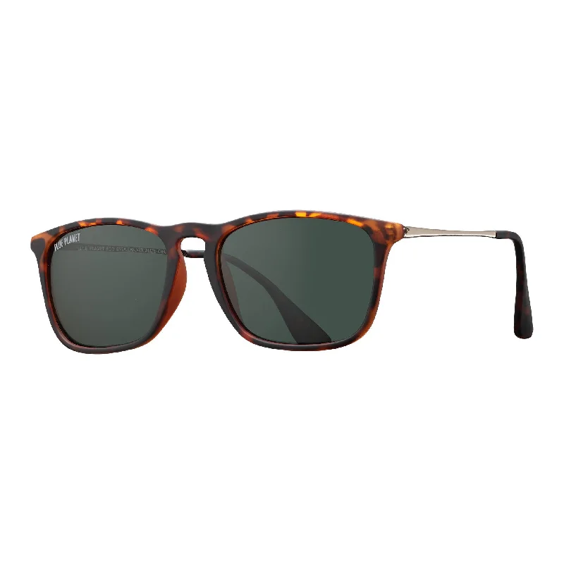 Kason - Matte Tortoise / Gold /Grey-Green Polarized Lens