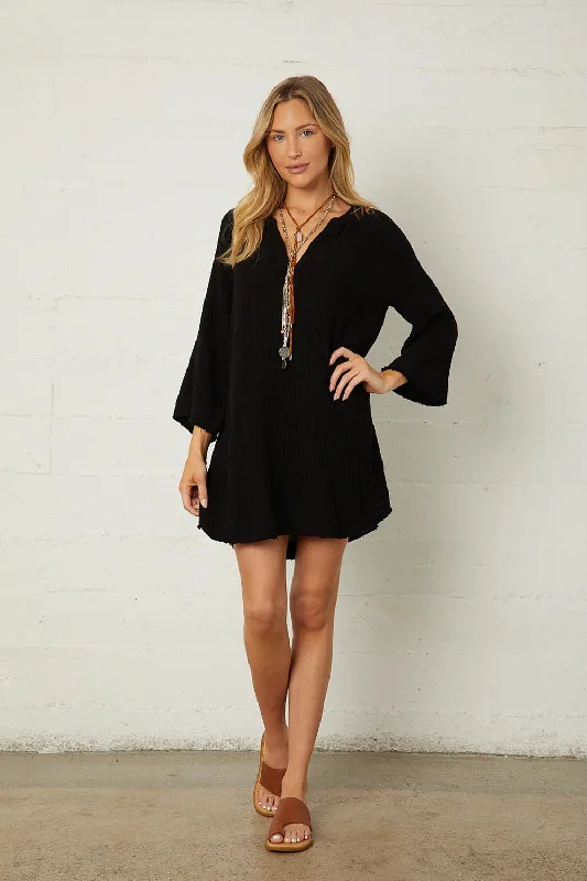 Nomad Dress in Black