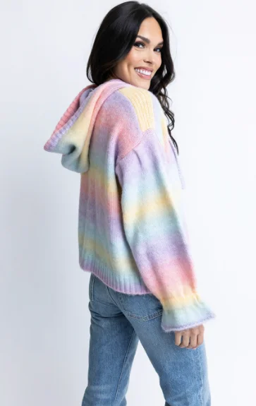 Rainbow Pastel Hoodie Sweater