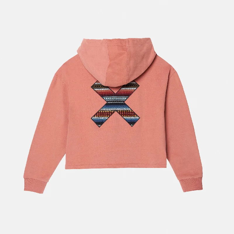 HOODIE MUJER CLASSIC CORAL