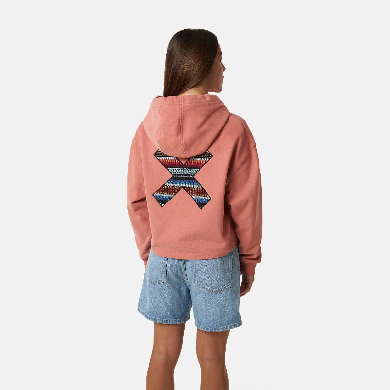 HOODIE MUJER CLASSIC CORAL