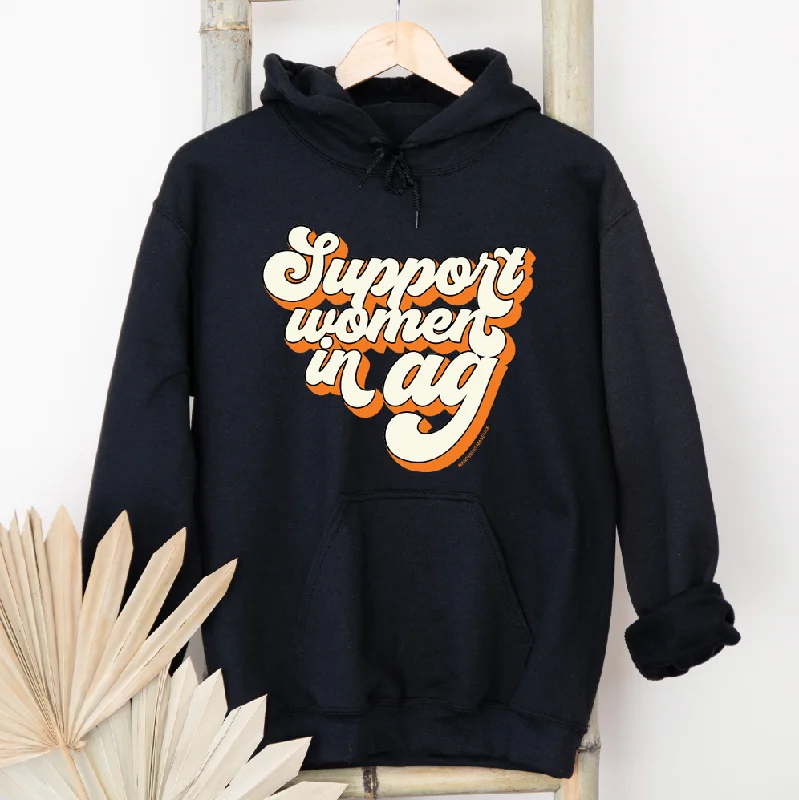 Retro Support Women In Ag Orange Hoodie (S-3XL) Unisex - Multiple Colors!