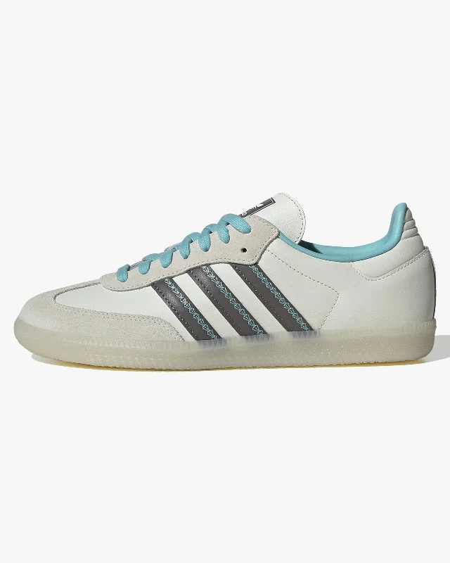 Adidas Womens Samba OG - Ivory / Charcoal / Easy Mint