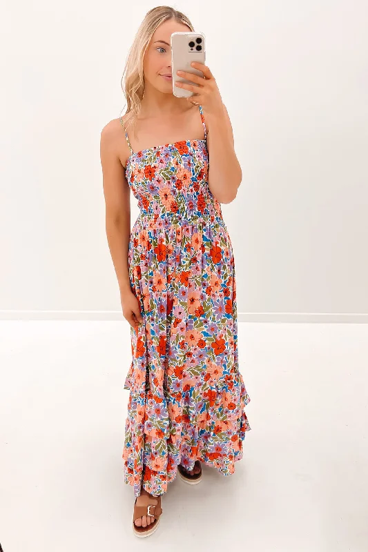 Dazie Maxi Dress Lilac Floral