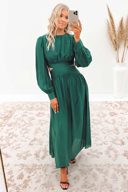 Dola Maxi Dress Emerald