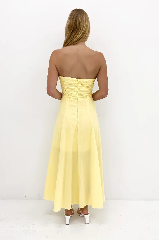 Enya Maxi Dress Yellow