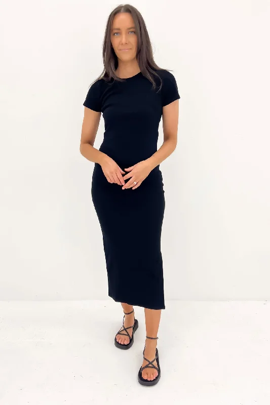 Mika Midi Dress Black