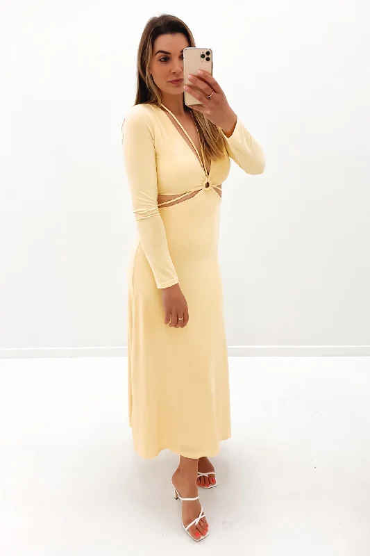 Starling Maxi Dress Lemon