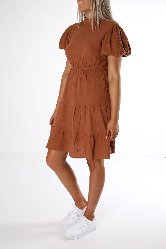 Tali Dress Brown