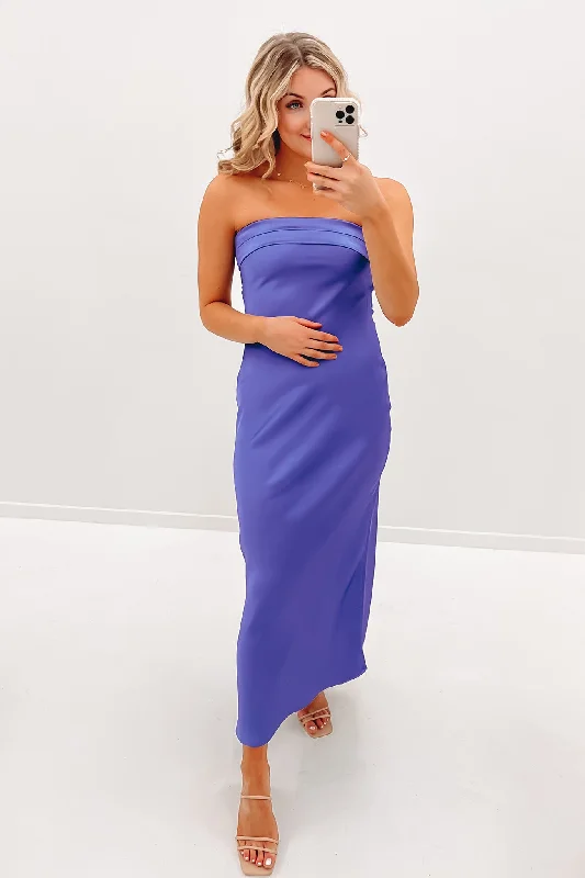 Tiana Midi Dress Purple