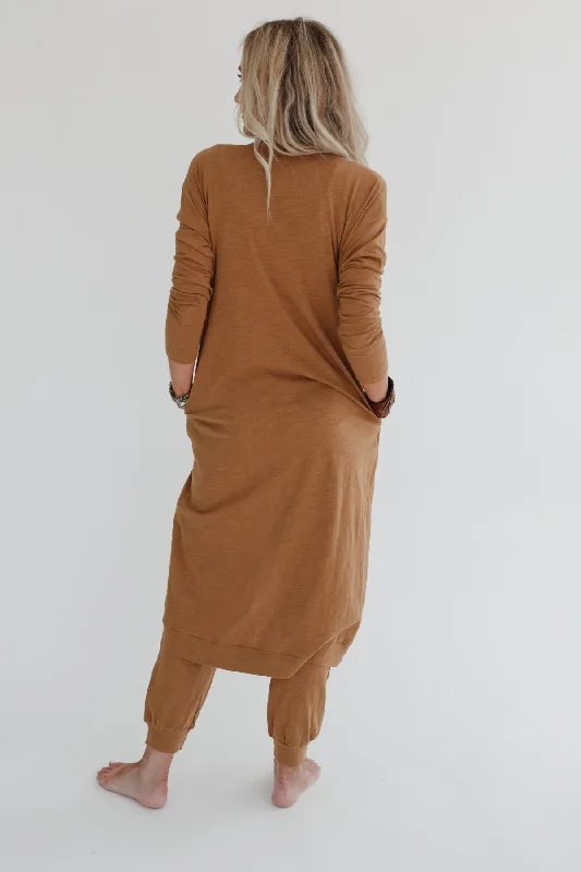 3bn-set-to-go-textured-jumpsuit-and-cardigan-set-camel