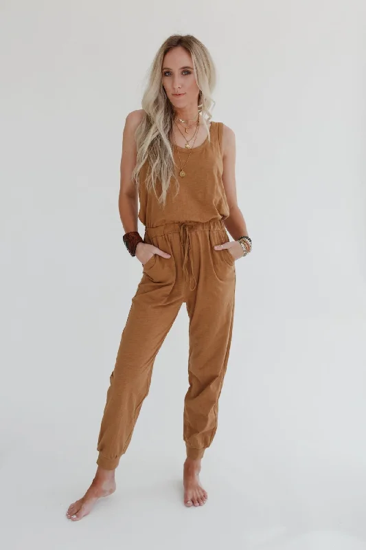 3bn-set-to-go-textured-jumpsuit-and-cardigan-set-camel