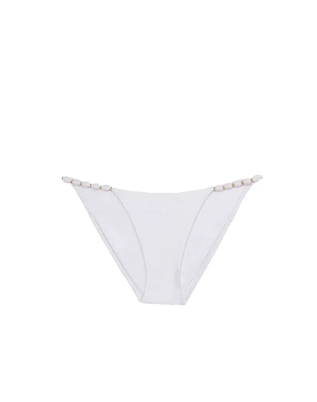 Beads String Bottom - White