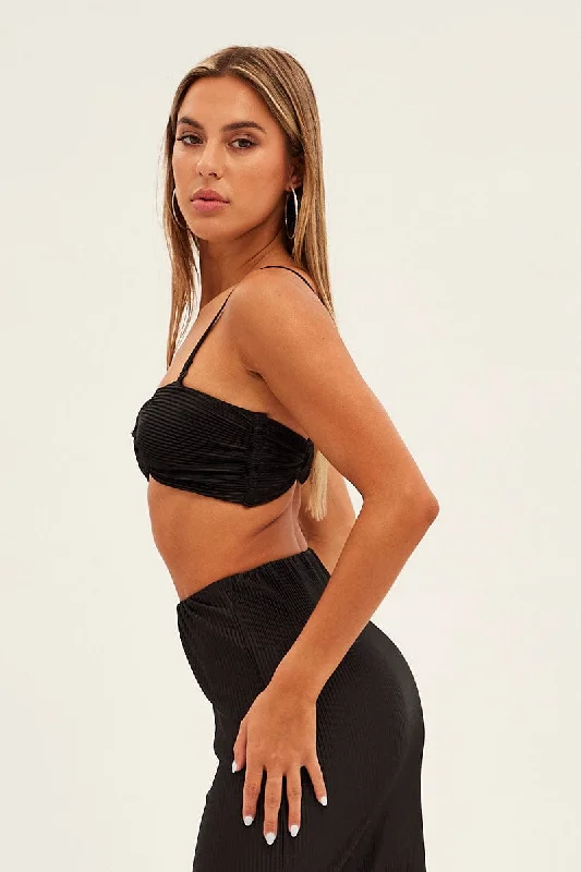 black-plisse-top-sleeveless-crop-twist-front-bralette-wc1180x-38wb