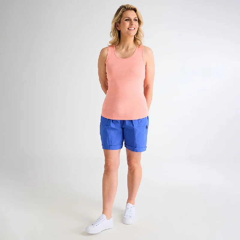 blue-summer-shorts-women