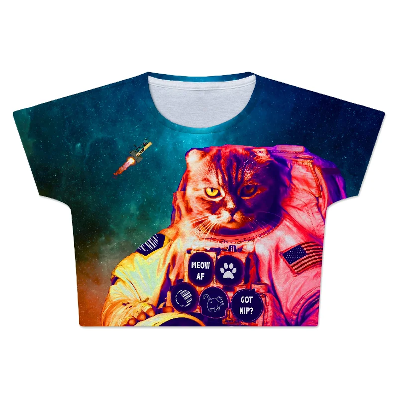 Catstronaut Crop Tee