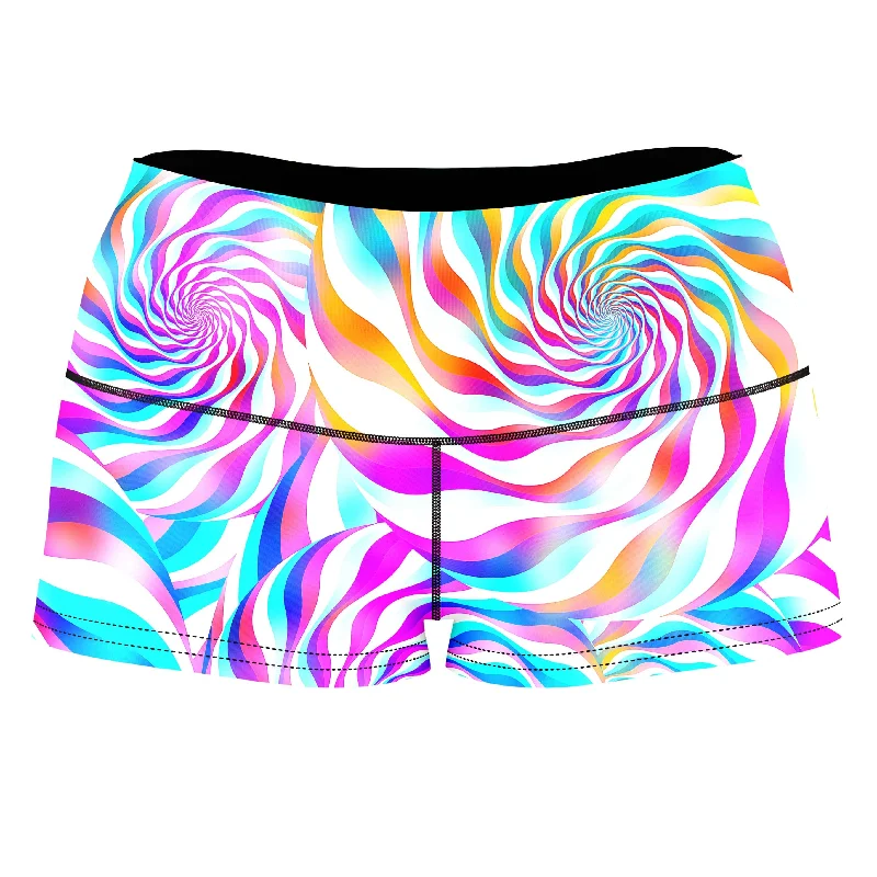 Cloud Surfing High-Waisted Women's Shorts