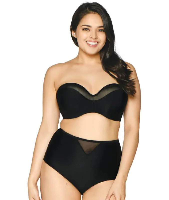 curvy-kate-sheer-class-bandeau-bikini-top-black