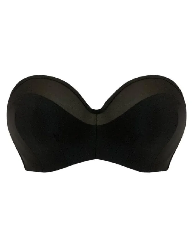 curvy-kate-sheer-class-bandeau-bikini-top-black