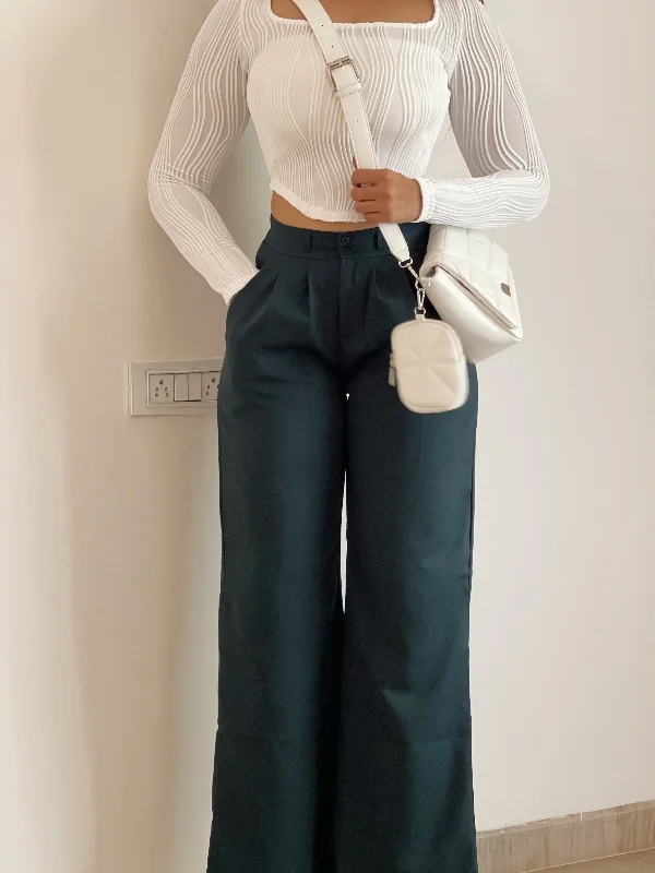 dark-green-korean-pleated-pants