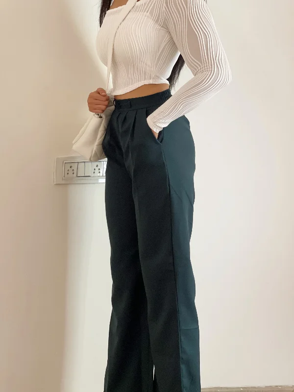 dark-green-korean-pleated-pants