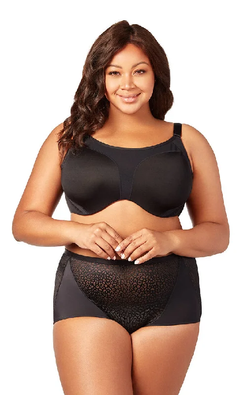 Elila Wired Non-Padded  Sports Bra - Black