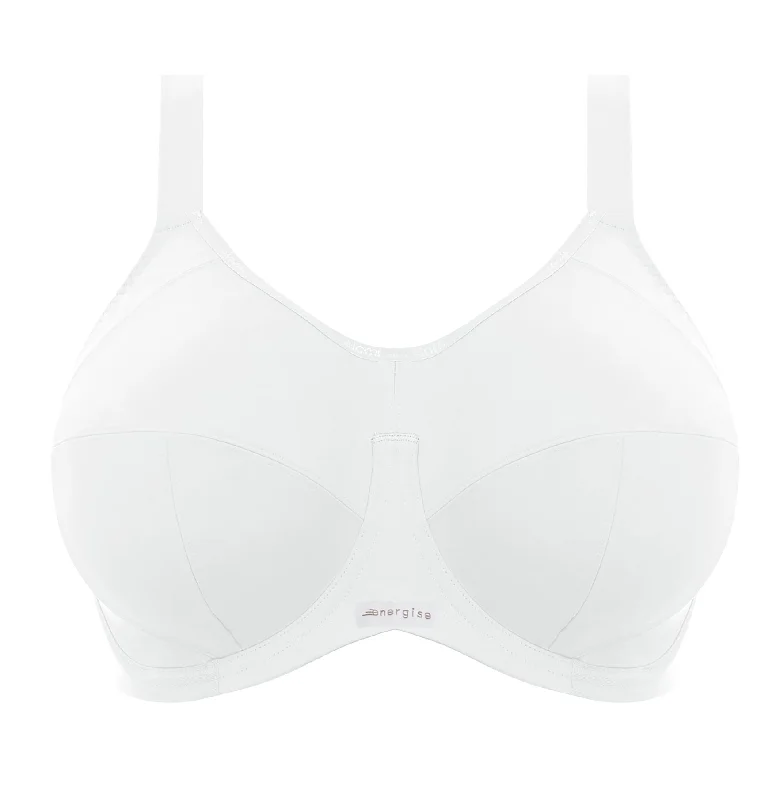 Energise Underwire Sports Bra With J Hook - White