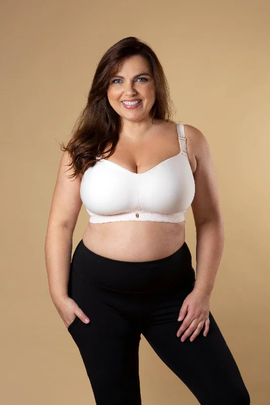 Freedom Sports Bra - Non-wired Bra for Fuller Bust: 34 / E / Rose