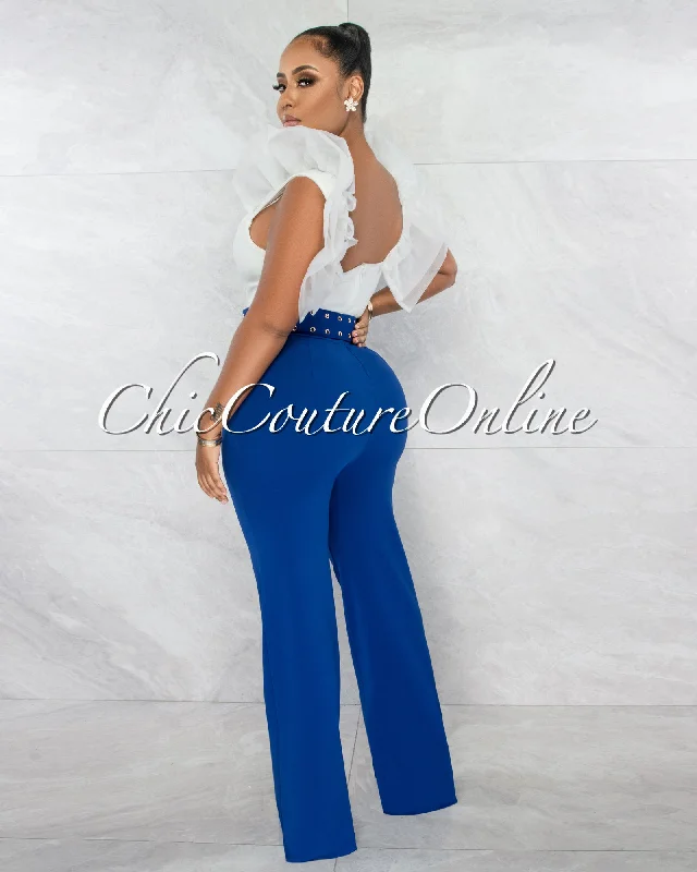 gazella-royal-blue-gold-buckle-belt-high-waist-palazzo-pants