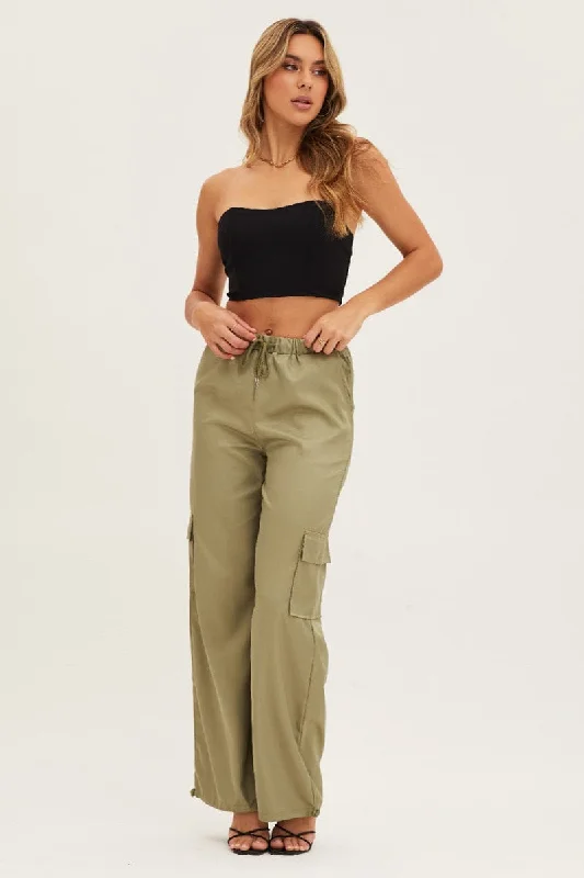 Green Boyfriend Cargo Pant