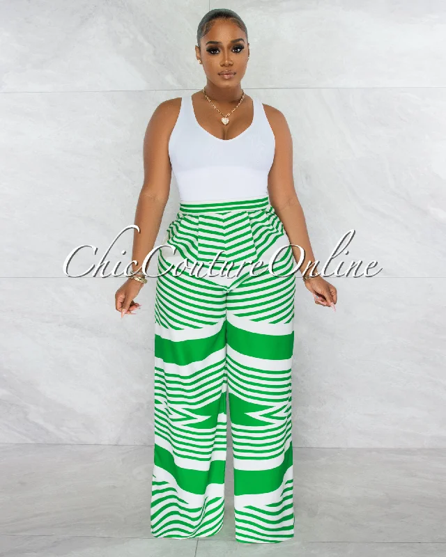 harlem-white-green-stripes-wide-pants