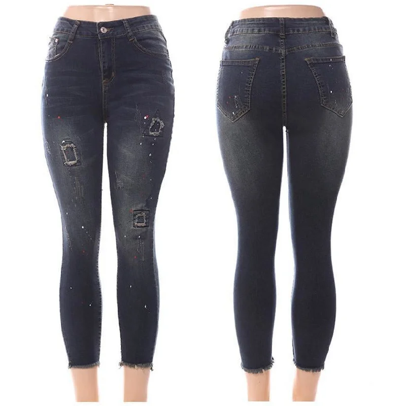 High Waisted skinny jeans