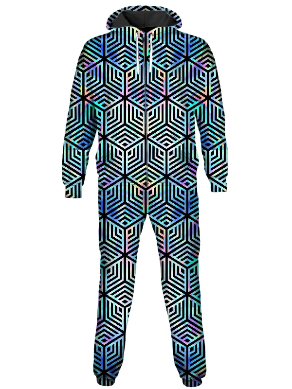 Holographic Hexagon Onesie