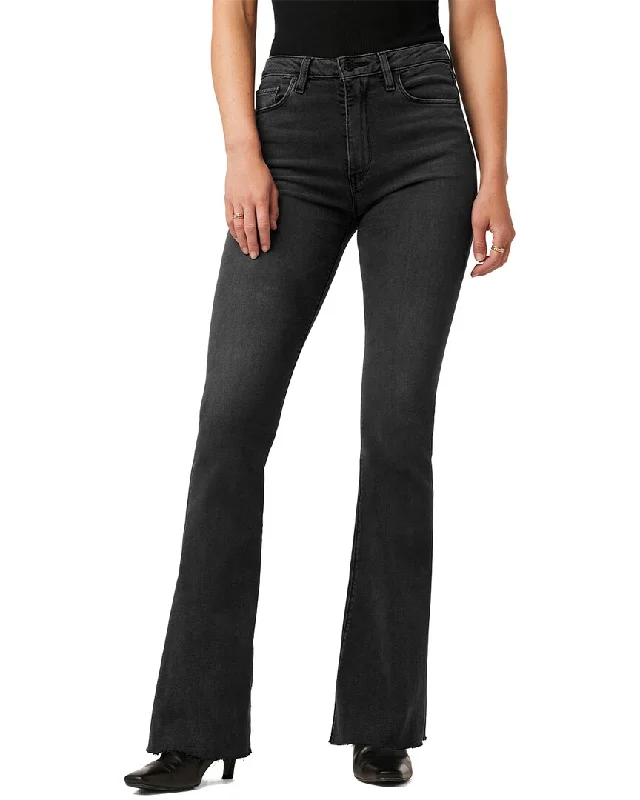 HUDSON Jeans Holly Washed Black Flare Jean