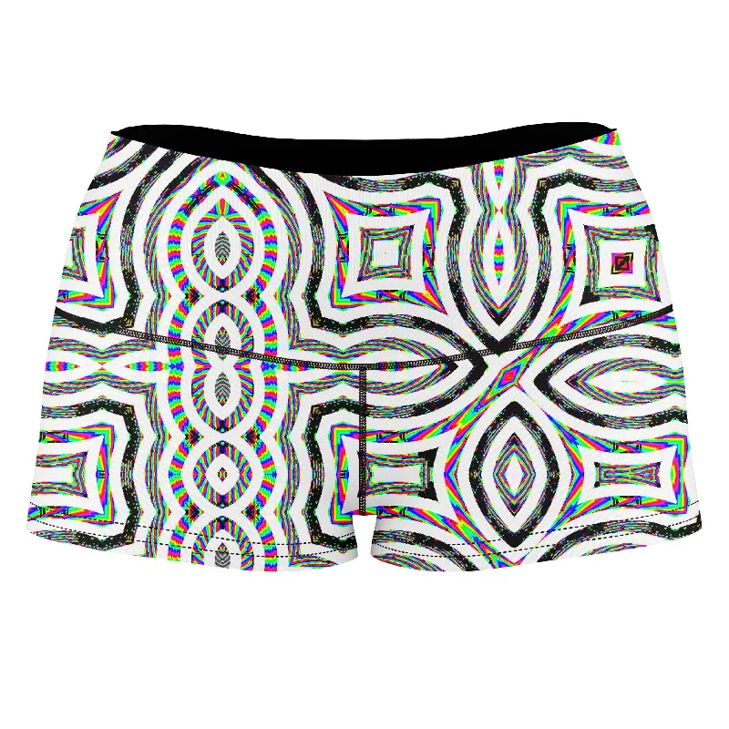 Interwoven High-Waisted Women's Shorts