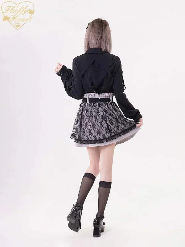 jirai-kei-rhinestone-belt-black-lace-double-layers-skirt