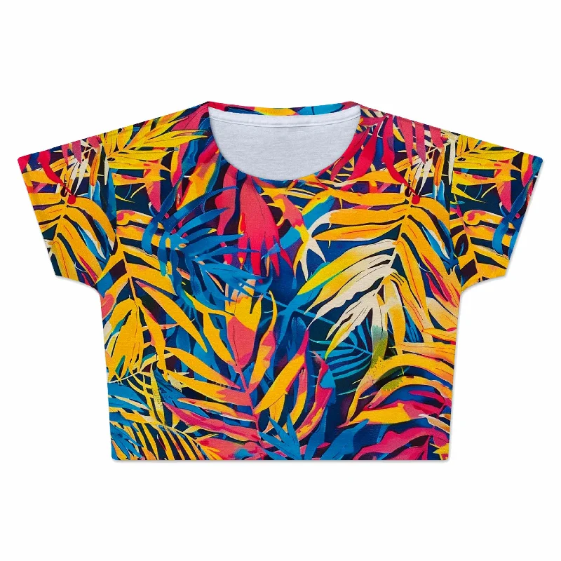 Jungle Folio Crop Tee