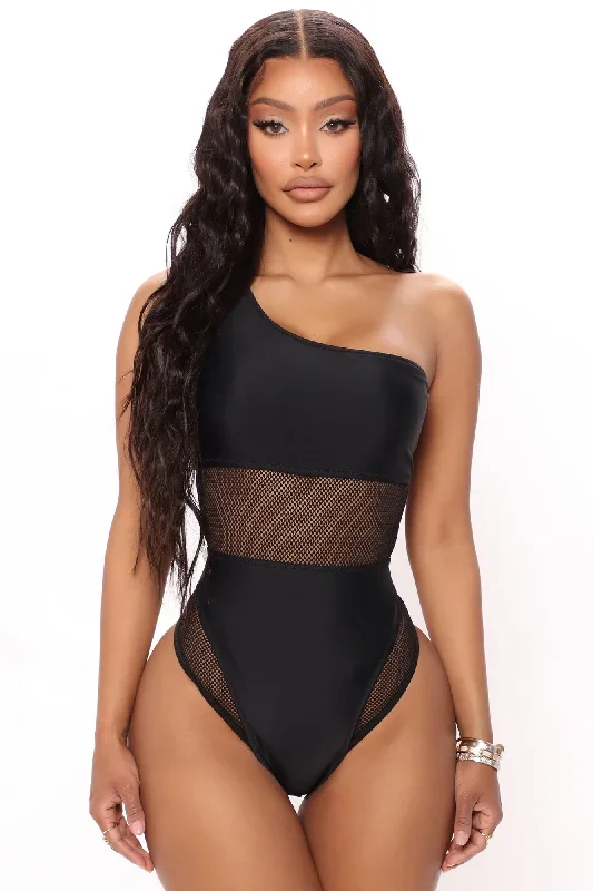 Last Minute Getaway One Piece Swimsuit - Black