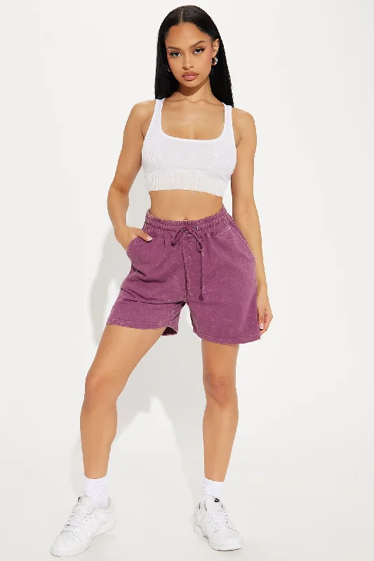 Laylani Lounge Short - Purple