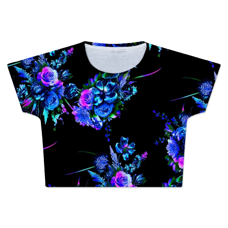 Midnight Garden Crop Tee