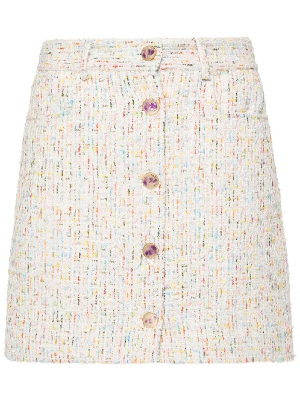 Multicolour Tweed Skirt