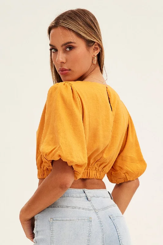 orange-crop-top-half-sleeve-boat-neck-linen-blend-wc9074x-47wb