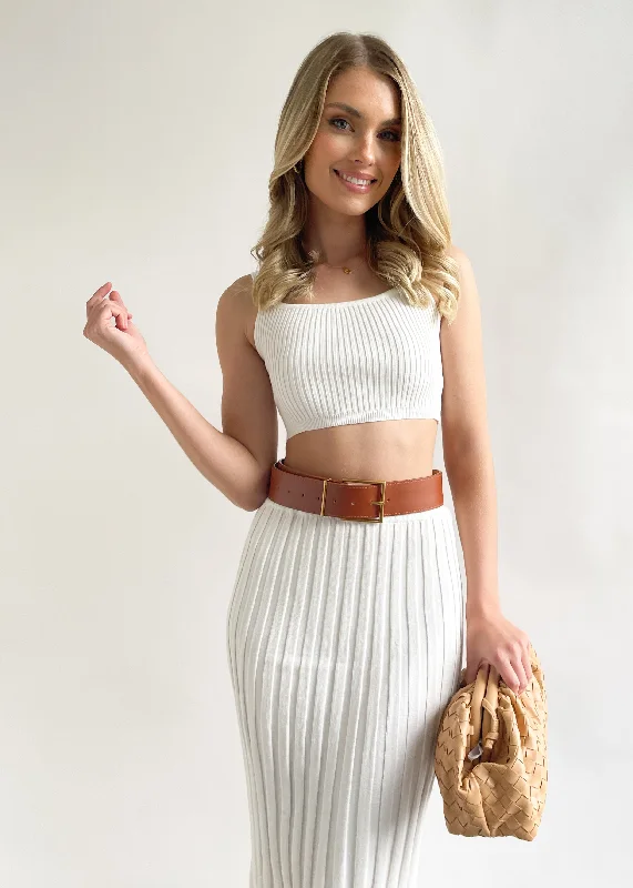 Passia Knit Crop - Off White