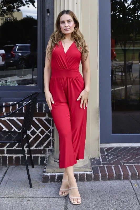 petite-v-neck-sleeveless-jumpsuit-red